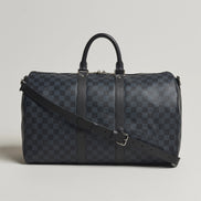 Louis Vuitton Damier Cobalt Keepall Bandoulière 55 (Pre-Loved)