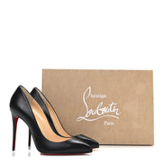 Christian Louboutin Black Calf Leather Kate 100 Pumps 