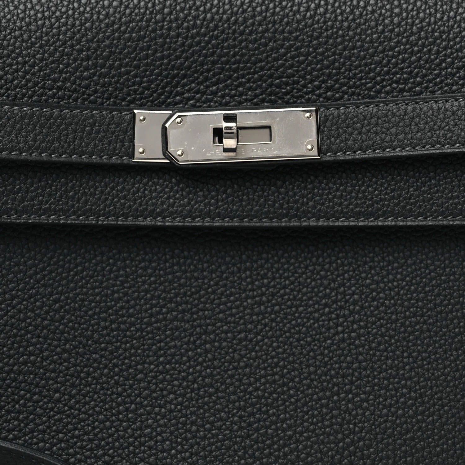 Hermès Kelly Depeches Pouch So Black Monochrome 