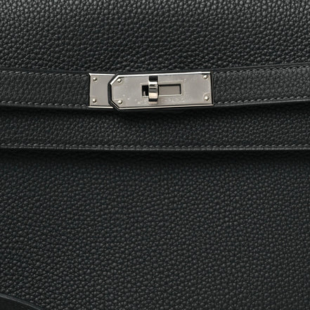Hermès Kelly Depeches Pouch So Black Monochrome "Unworn"