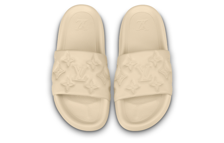Louis Vuitton Miami Sliders Beige 