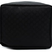 Gucci Black GG Nylon Monogram Backpack 