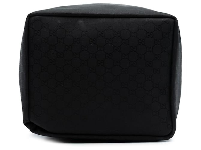 Gucci Black GG Nylon Monogram Backpack 