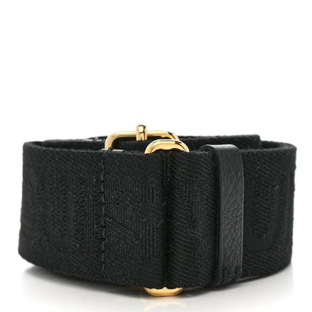 Louis Vuitton Black Jacquard Textile Shoulder Strap "Unworn"