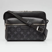 Louis Vuitton Taigarama Outdoor Messenger Black Crossbody Bag 