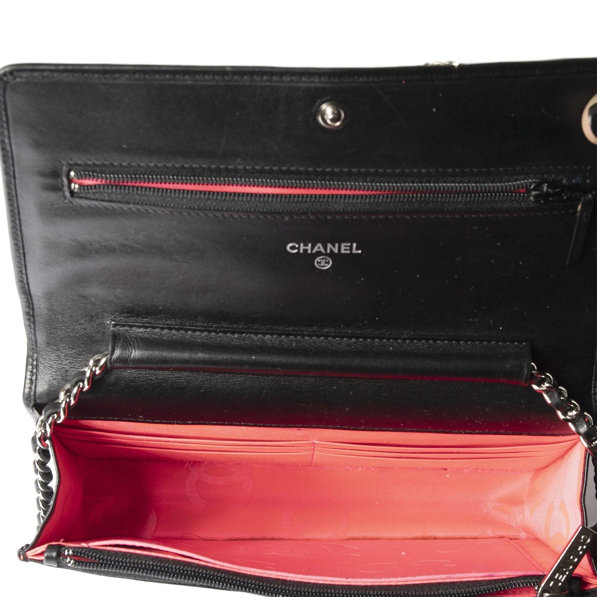 Chanel Leather Handbag Black 