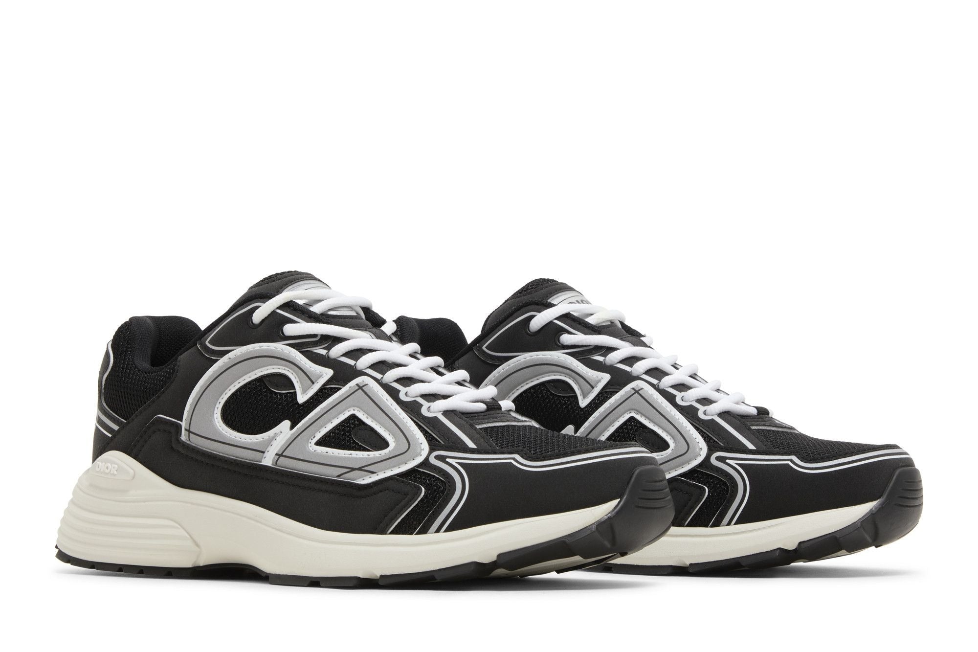 Dior B30 Technical Mesh and Leather Low-Top Sneakers 