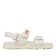 Dior White Woven Dioract Sandals 