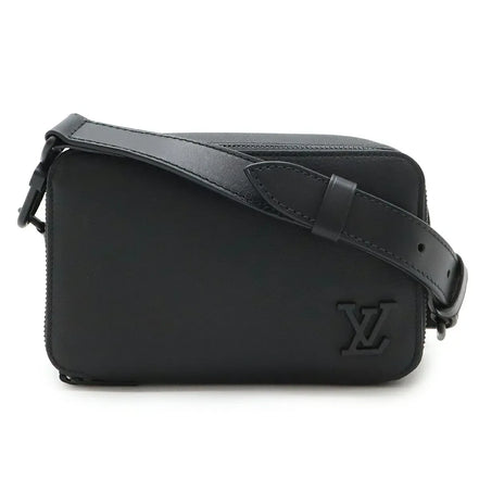 Louis Vuitton New Messenger Bag Black Taurillon Leather (Pre-Loved)