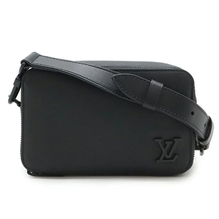 Louis Vuitton New Messenger Bag Black Taurillon Leather (Pre-Loved)