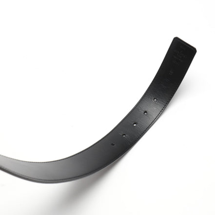 Louis Vuitton Monogram Eclipse LV Initiales Belt (Pre-Loved)
