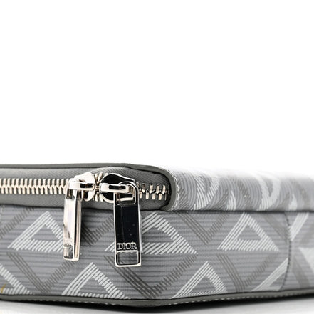 Dior CD Diamond Pouch Bag Grey Coated Canvas "Unworn"