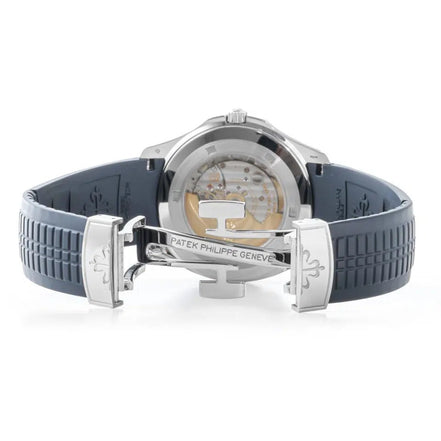 Patek Philippe Aquanaut "Jumbo" 5168G-001 White Gold Blue Dial (Pre-Loved)