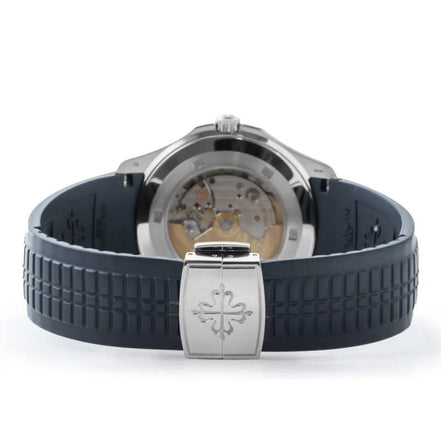 Patek Philippe Aquanaut "Jumbo" 5168G-001 White Gold Blue Dial (Pre-Loved)