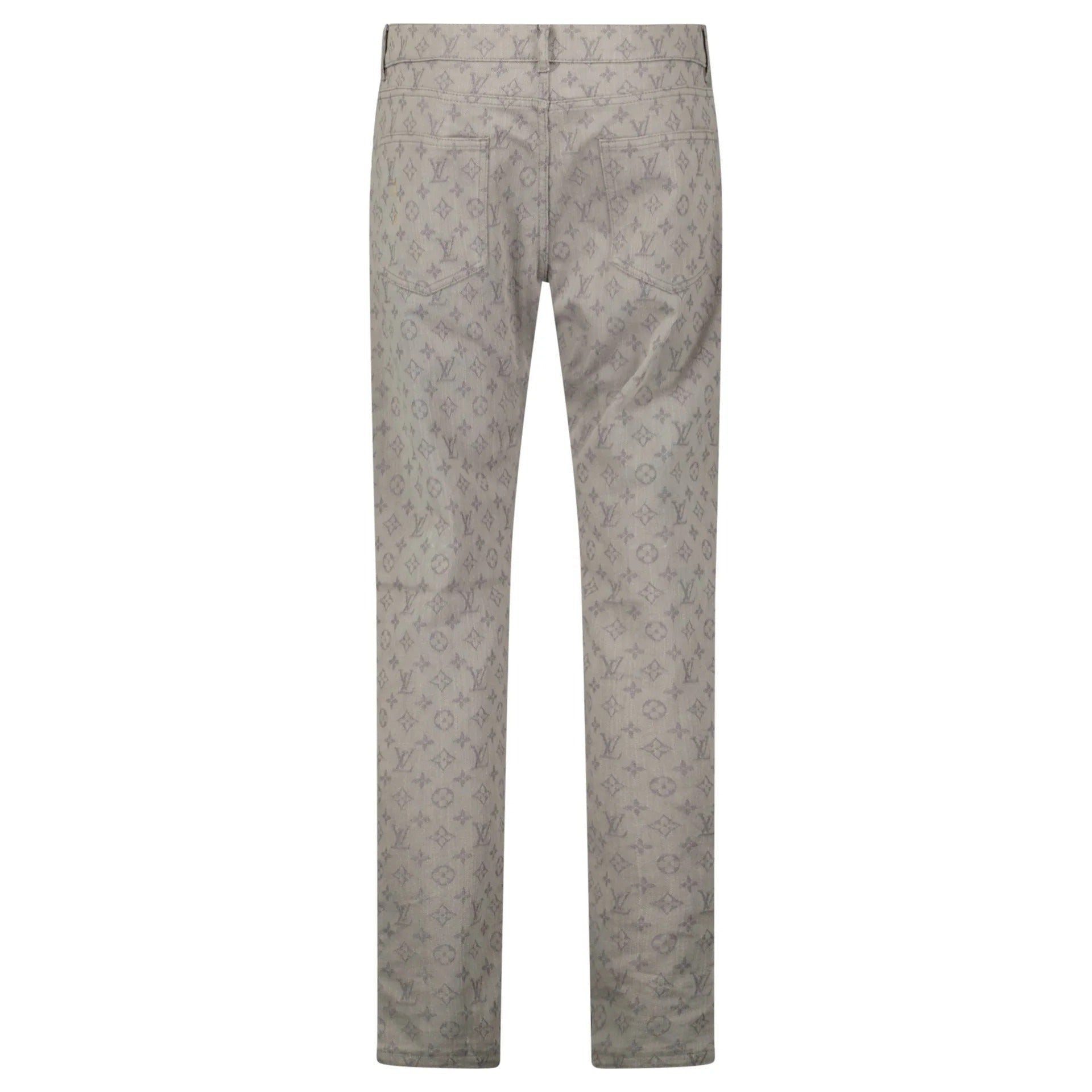 Louis Vuitton Monogram Grey Jeans Size L (34) “Never Owned”