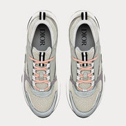 Dior B22 Leather and Technical Mesh Low-Top Sneakers 