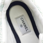 Chanel Tweed Runners Cream & Light Blue 