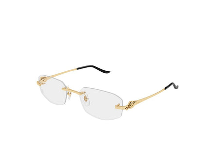 Gold Cartier 3D Panthère Glasses "Unworn"