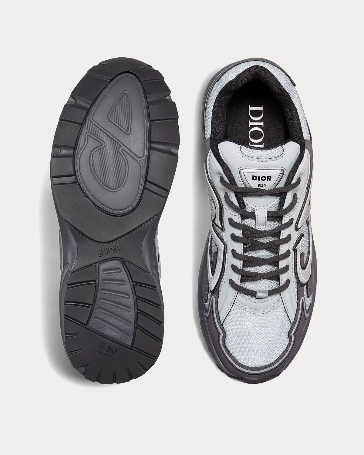 Dior B30 Technical Mesh and Microfibre Low-Top Running Sneakers 