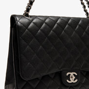 Chanel Jumbo Classic Double Flap Black Caviar GHW 