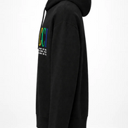 Gucci Black Rainbow Cities Logo Hoodie 