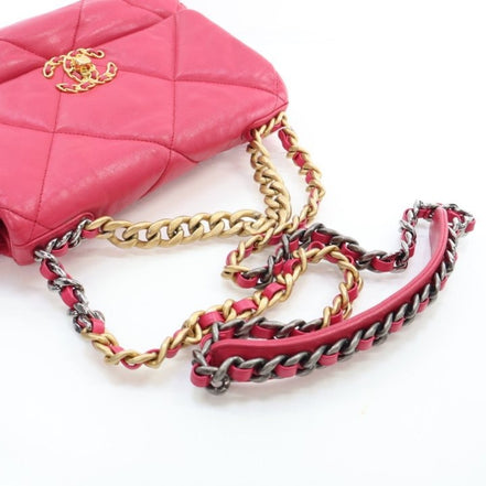 Chanel 19 Medium Flap Bag Pink Lambskin "Unworn"
