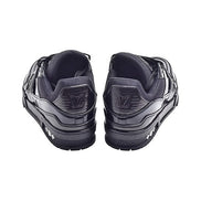 Louis Vuitton Black Patent LV Trainers 