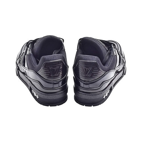 Louis Vuitton Black Patent LV Trainers 
