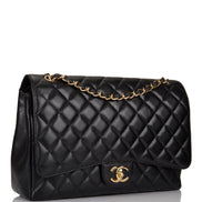 Chanel Maxi Classic Single Flap Black Caviar GHW 