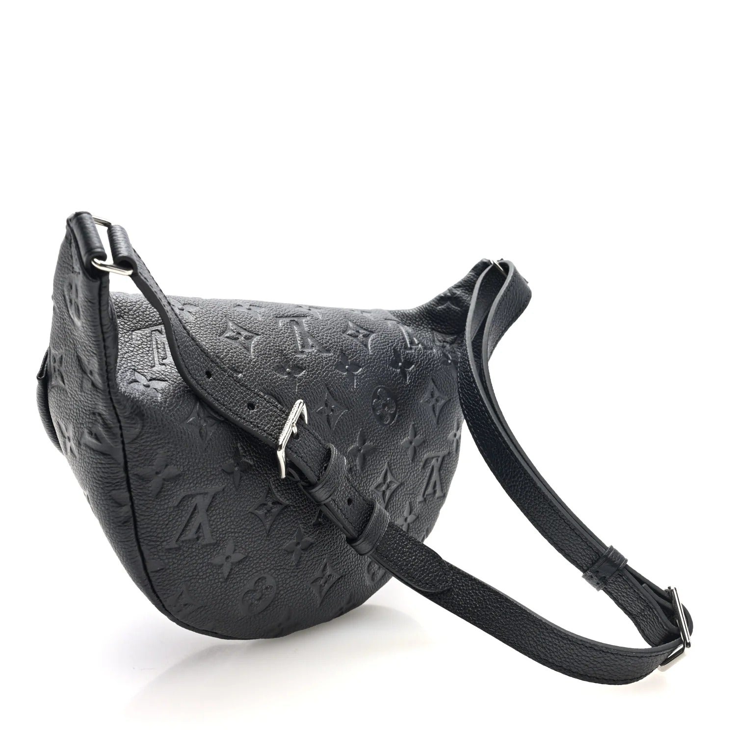 Louis Vuitton Black Monogram Shadow Hobo Hamac Bag 