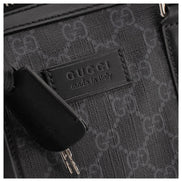 Gucci Savoy Medium Duffel Bag 45cm Black GG Supreme (Pre-Loved)
