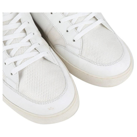 Louis Vuitton Rivoli White Leather Monogram High-Top Sneakers (Pre-Loved)