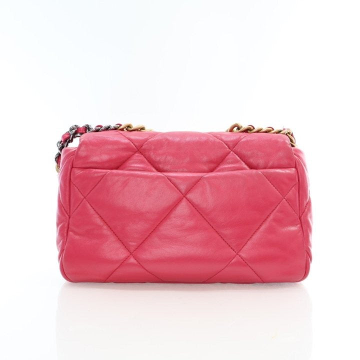 Chanel 19 Medium Flap Bag Pink Lambskin 
