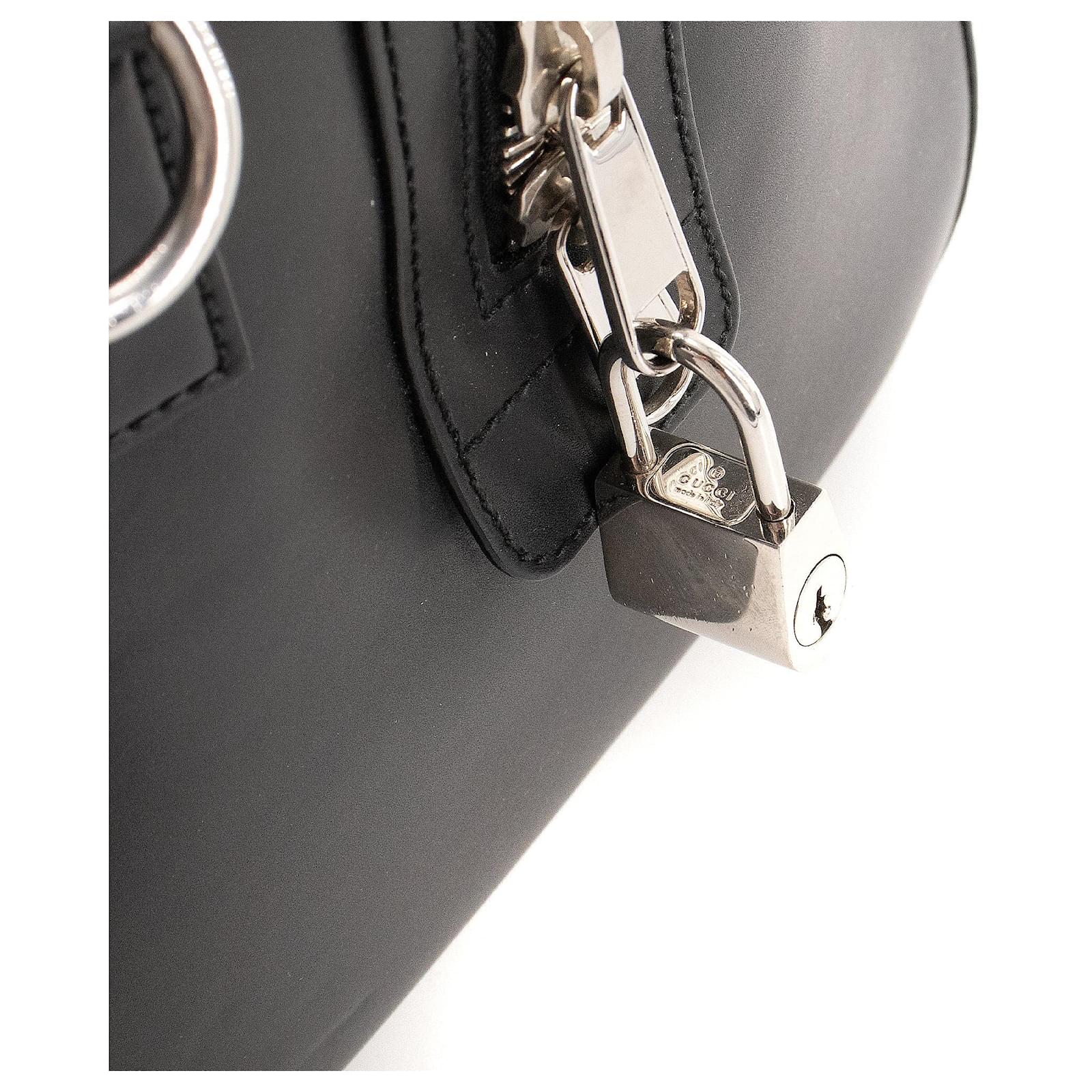 Gucci Savoy Medium Duffel Bag 45cm Black GG Supreme (Pre-Loved)