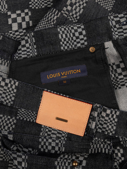 Louis Vuitton Damier Denim Jeans "Unworn"