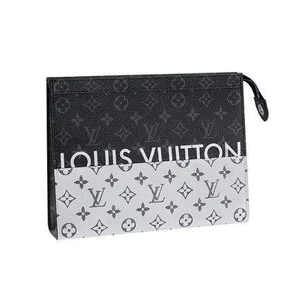 Louis Vuitton Monogram Eclipse Split Pochette Voyage MM (Pre-Loved)
