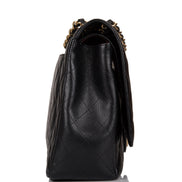 Chanel Maxi Classic Single Flap Black Caviar GHW 