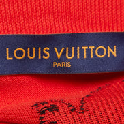 Red Louis Vuitton Graphic Logo T-Shirt Size XL “Never Owned”