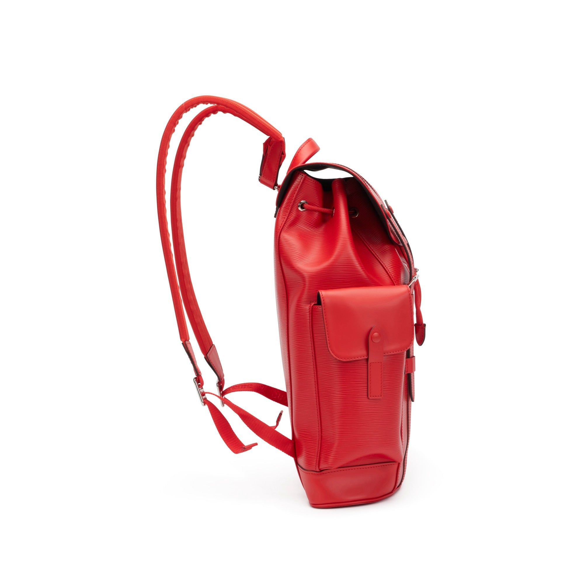 Louis Vuitton x Supreme Epi Leather Christopher Red Backpack 