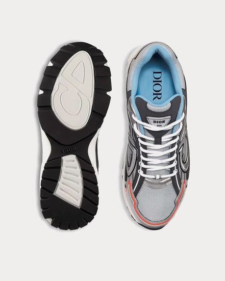 Dior Silver and Grey Technical Mesh B30 Sneakers "Unworn"
