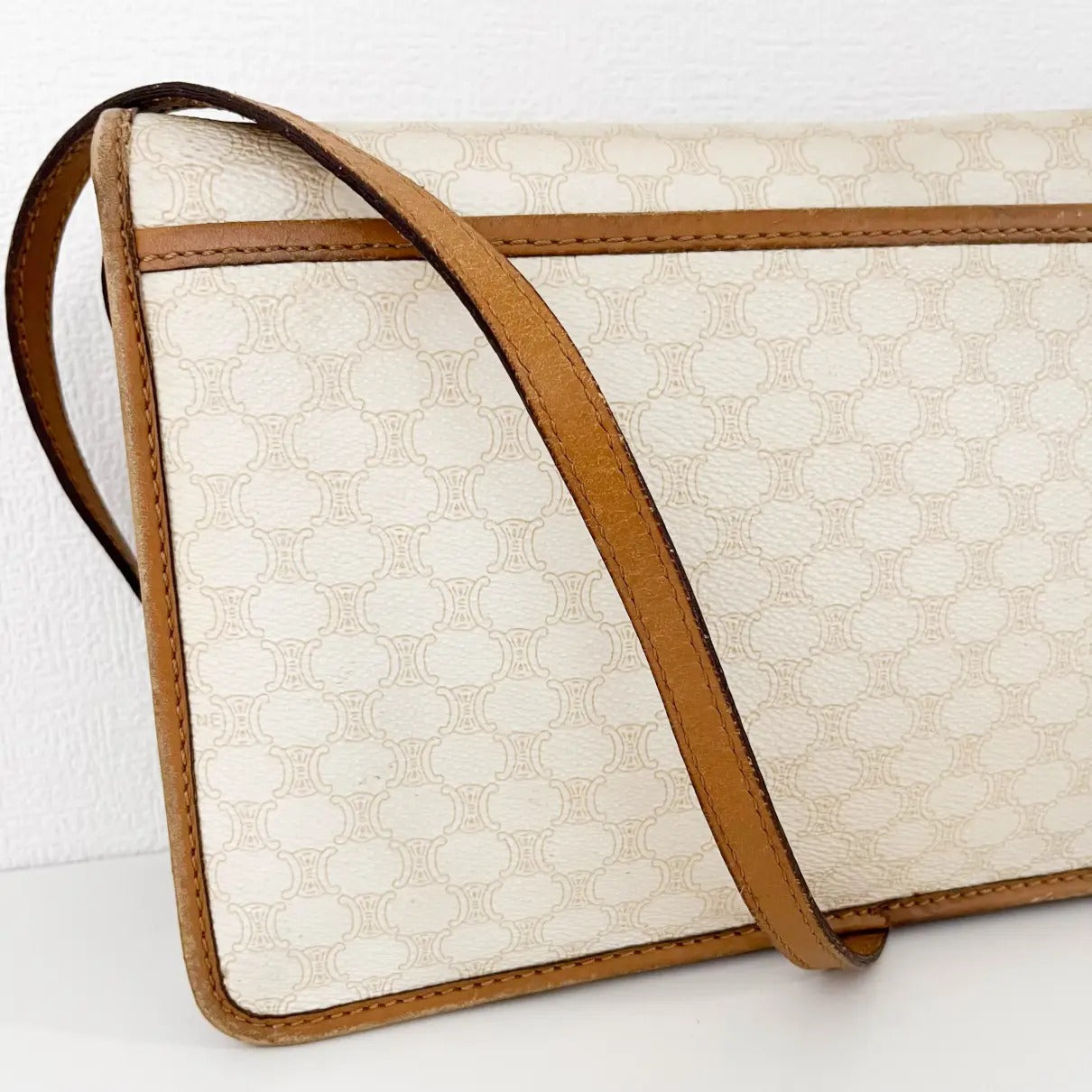 Celine Macadam Triomphe Canvas Two-Way Shoulder Bag (Pre-Loved)