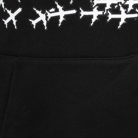 Louis Vuitton Rare Black Planes Logo Hoodie "Unworn"