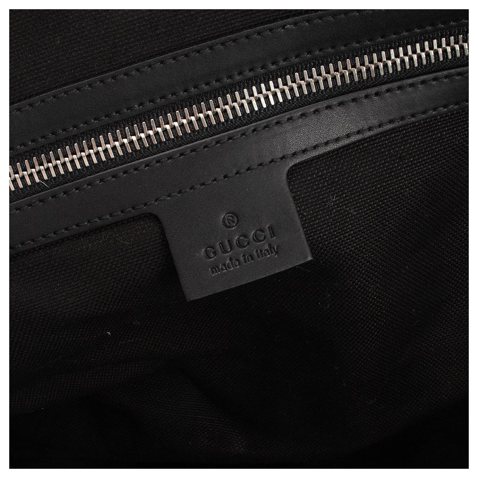 Gucci Savoy Medium Duffel Bag 45cm Black GG Supreme (Pre-Loved)