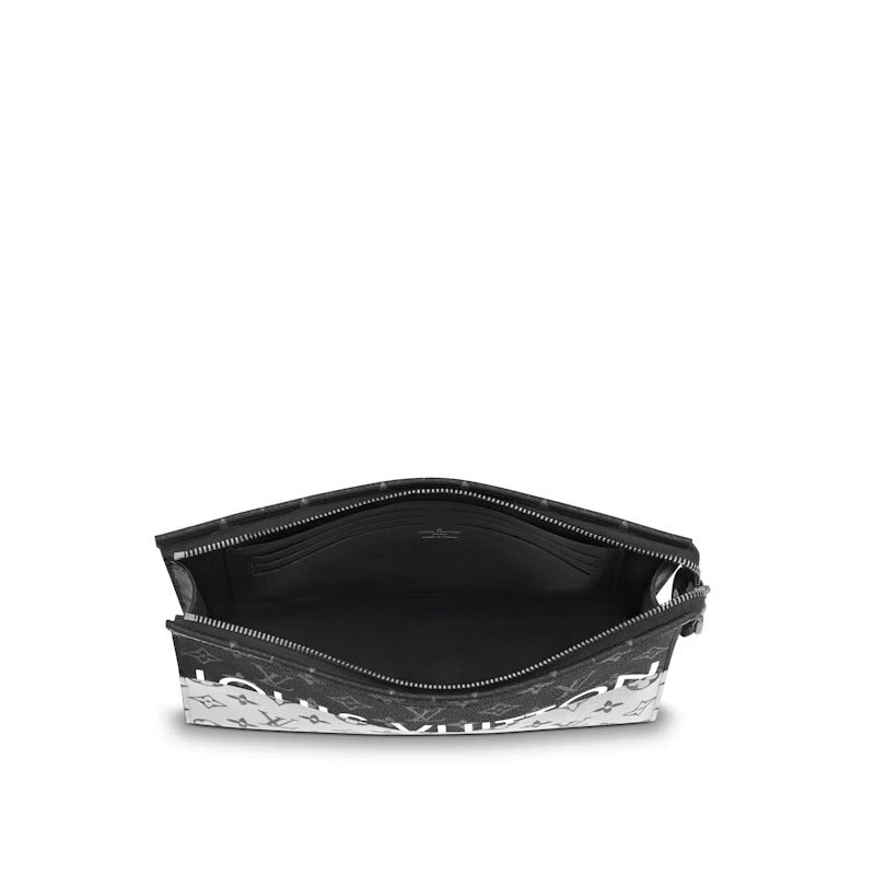 Louis Vuitton Monogram Eclipse Split Pochette Voyage MM (Pre-Loved)