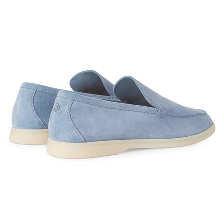 Loro Piana Summer Walk Suede White Sole Loafers "Unworn"