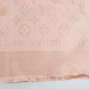 Louis Vuitton Monogram Shine Shawl Rose Gold / Beige 