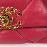 Chanel 19 Medium Flap Bag Pink Lambskin 