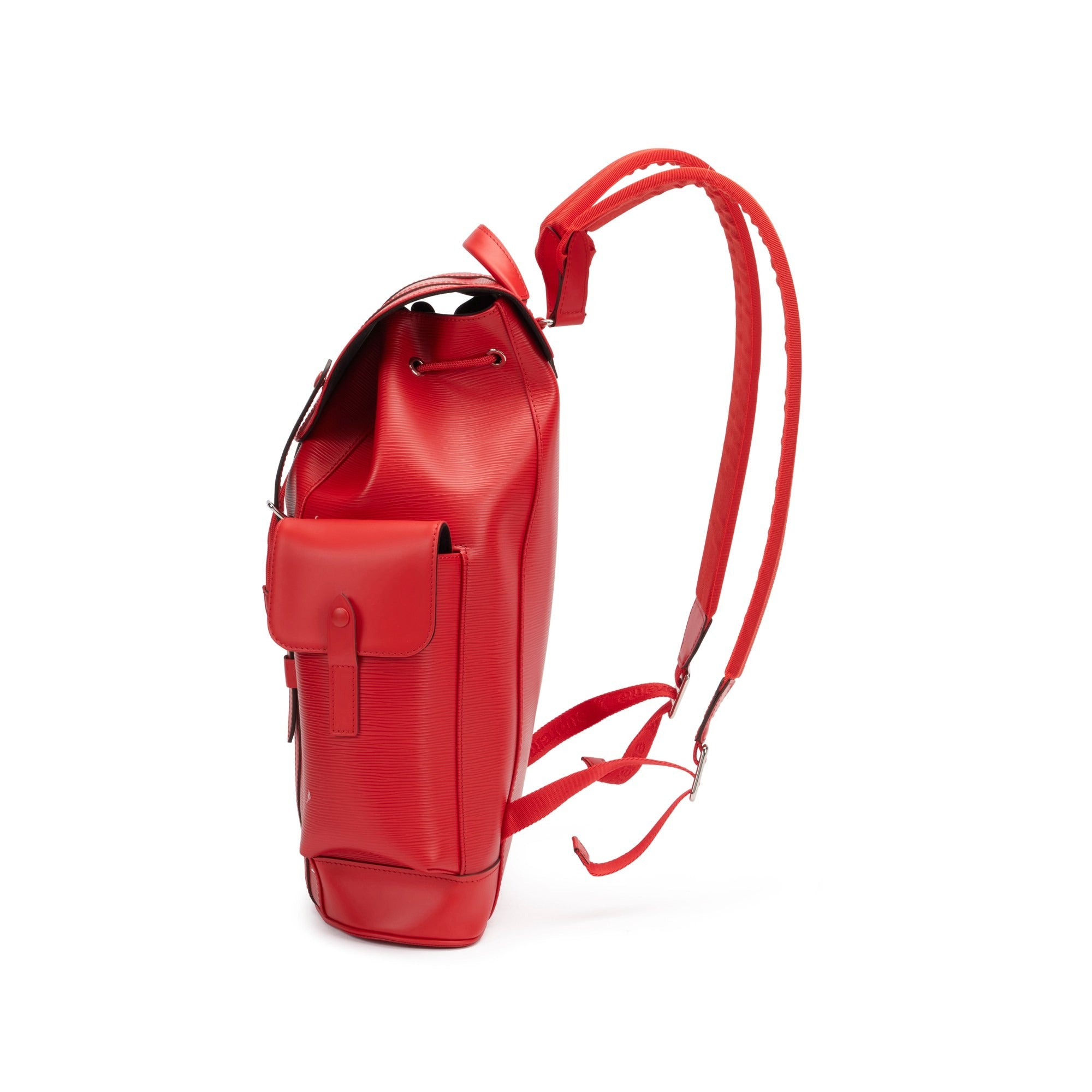 Louis Vuitton x Supreme Epi Leather Christopher Red Backpack 