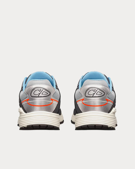 Dior Silver and Grey Technical Mesh B30 Sneakers "Unworn"