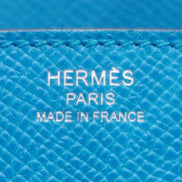 Hermes Birkin 25 Epsom Leather Bleu Frida with Palladium Hardware 